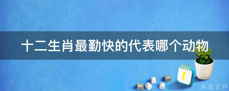 深度解析：新澳一肖苦勤的动物打一肖，苦勤动物的生肖奥秘